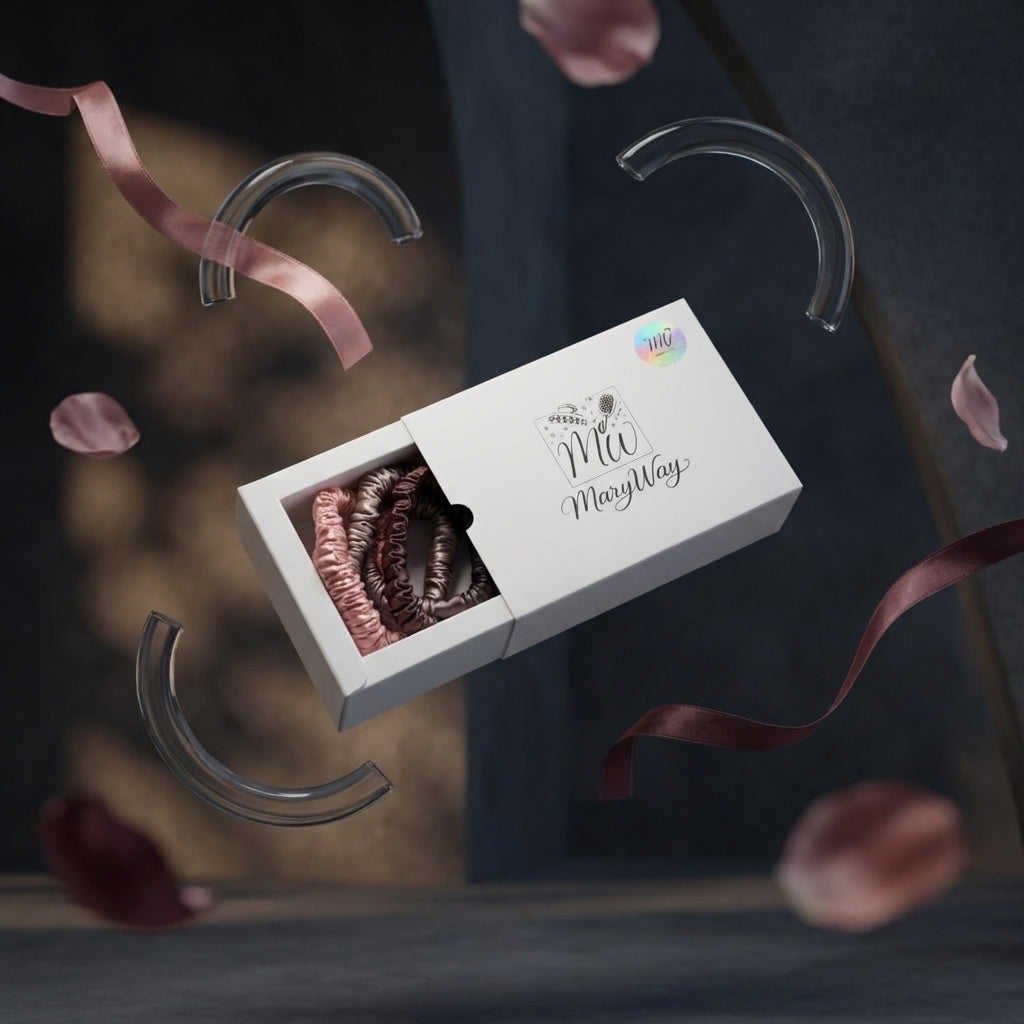 סט גומיות משי לשיער